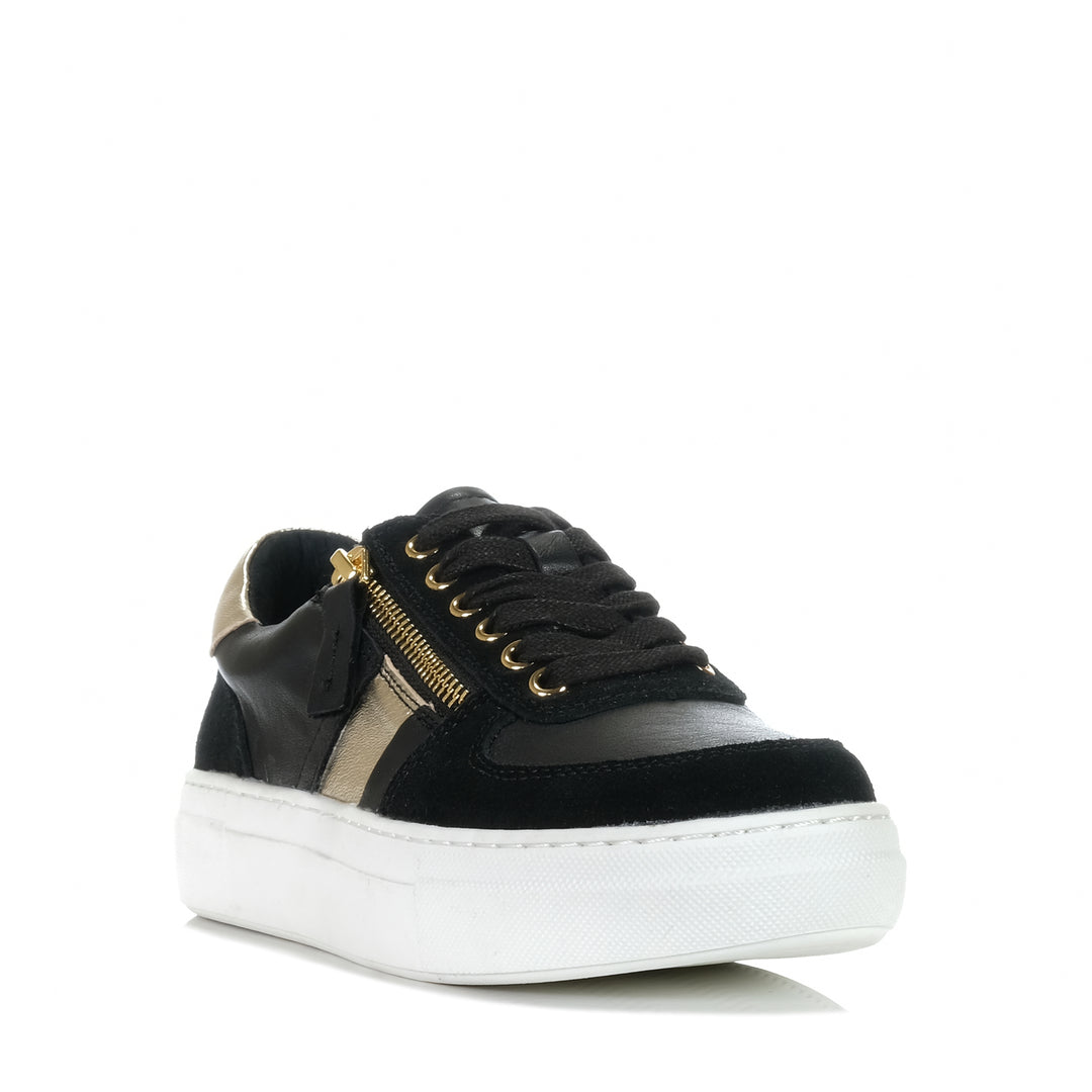 Alfie & Evie Miller Black/Rose Gold, Womens, Alfie & Evie, black, flats, low-tops, multi, shoes, sneakers, womens