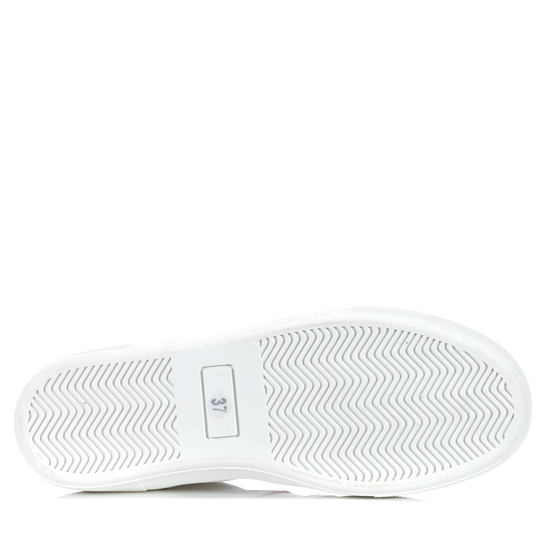 Alfie & Evie Miller White/Rose Gold, Womens, alfie & evie, flats, low-tops, multi, shoes, sneakers, womens