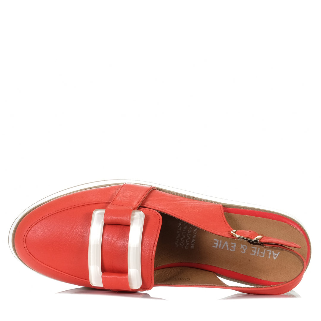 Alfie & Evie Quavo Fire, Womens, alfie & evie, flats, loafer, red, shoes, womens