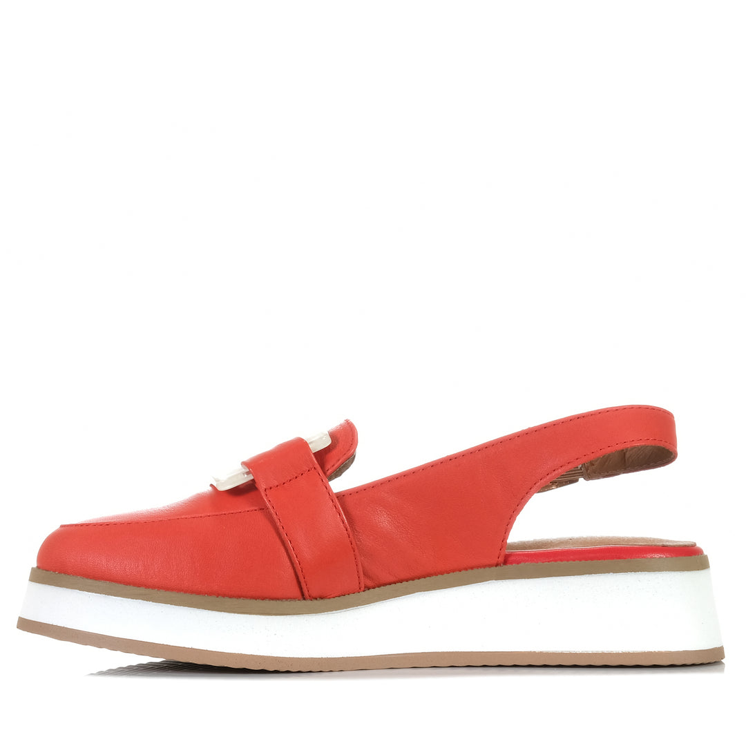 Alfie & Evie Quavo Fire, Womens, alfie & evie, flats, loafer, red, shoes, womens