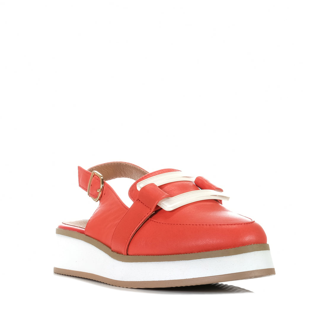 Alfie & Evie Quavo Fire, Womens, alfie & evie, flats, loafer, red, shoes, womens