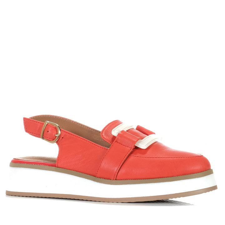 Alfie & Evie Quavo Fire, Womens, alfie & evie, flats, loafer, red, shoes, womens