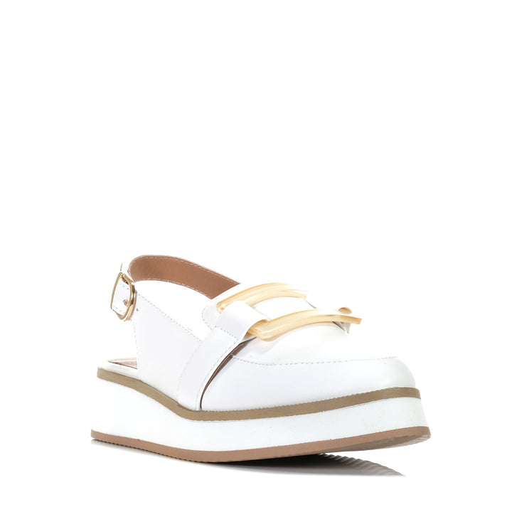 Alfie & Evie Quavo White, Womens, Alfie & Evie, flats, loafer, shoes, white, womens