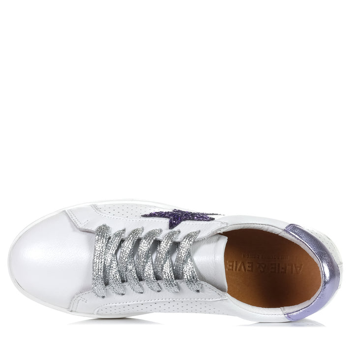 Alfie & Evie Valdo White/Purple, 36 EU, 37 eu, 38 eu, 39 eu, 40 eu, 41 eu, 42 eu, alfie & evie, low-tops, multi, sneakers, womens