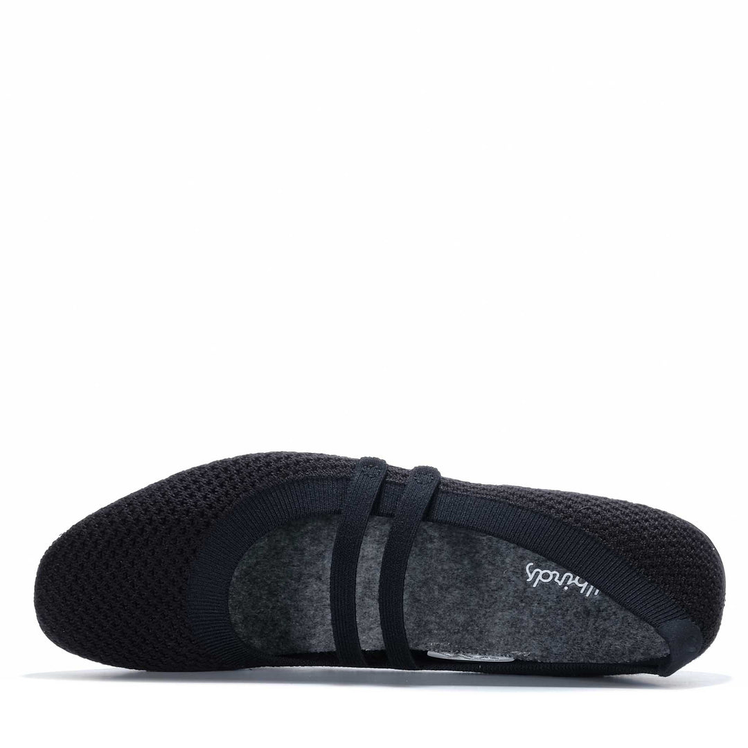 Allbirds Women's Breezer Mary Jane Natural Black Womens Shoes