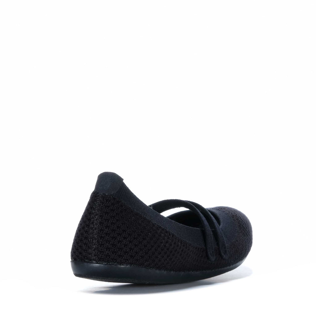 Allbirds Women's Breezer Mary Jane Natural Black Womens Shoes