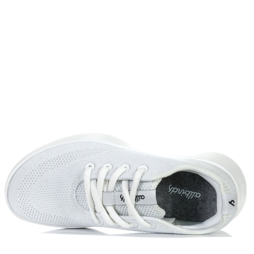 Allbirds Women's Tree Runner Go Blizzard, 10 US, 11 US, 6 US, 7 US, 8 US, 9 US, Allbirds, flats, low-tops, shoes, sneakers, white, womens