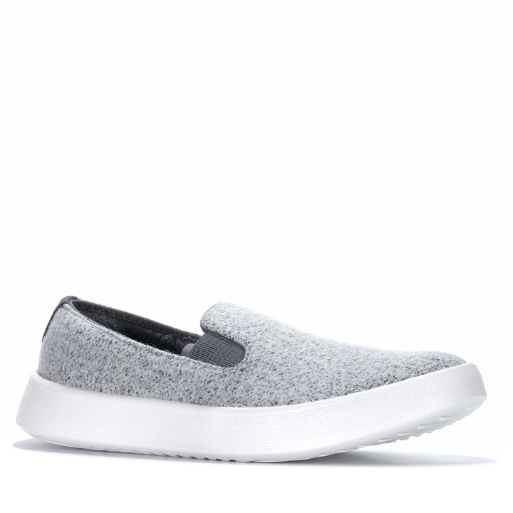 Allbirds Women's Wool Cruiser Slip-On Medium Grey Womens Shoes