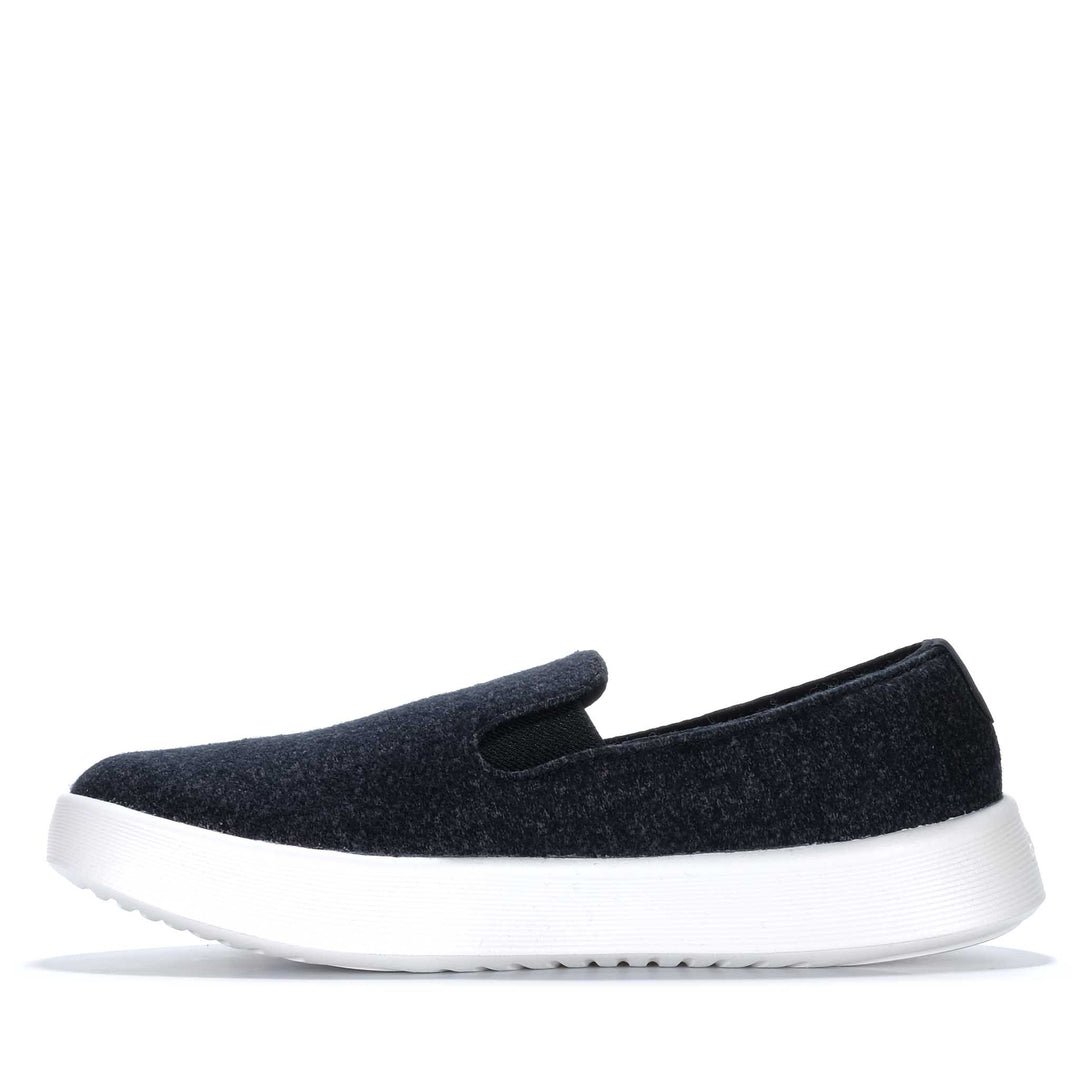 Allbirds Women's Wool Cruiser Slip-On Natural Black Womens Shoes
