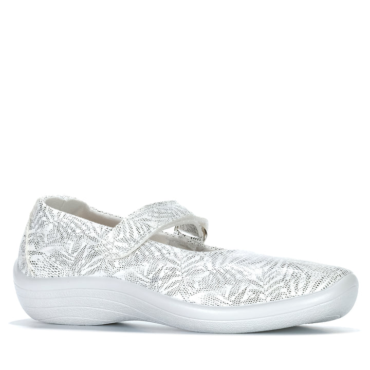 Arcopedico Estrela Palm Light Grey Womens Shoes