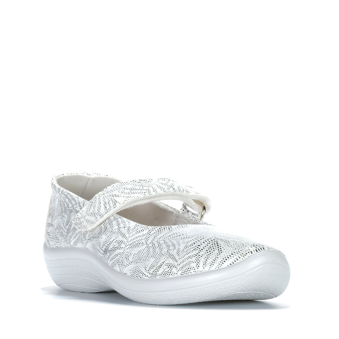 Arcopedico Estrela Palm Light Grey Womens Shoes