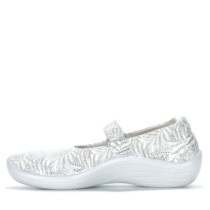 Arcopedico Estrela Palm Light Grey Womens Shoes