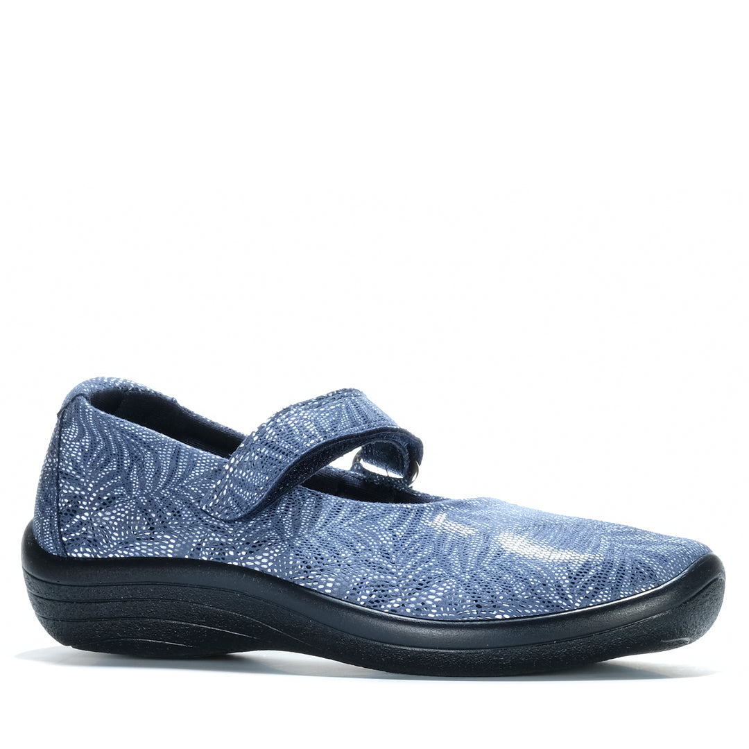 Arcopedico Estrela Palm Navy Womens Shoes