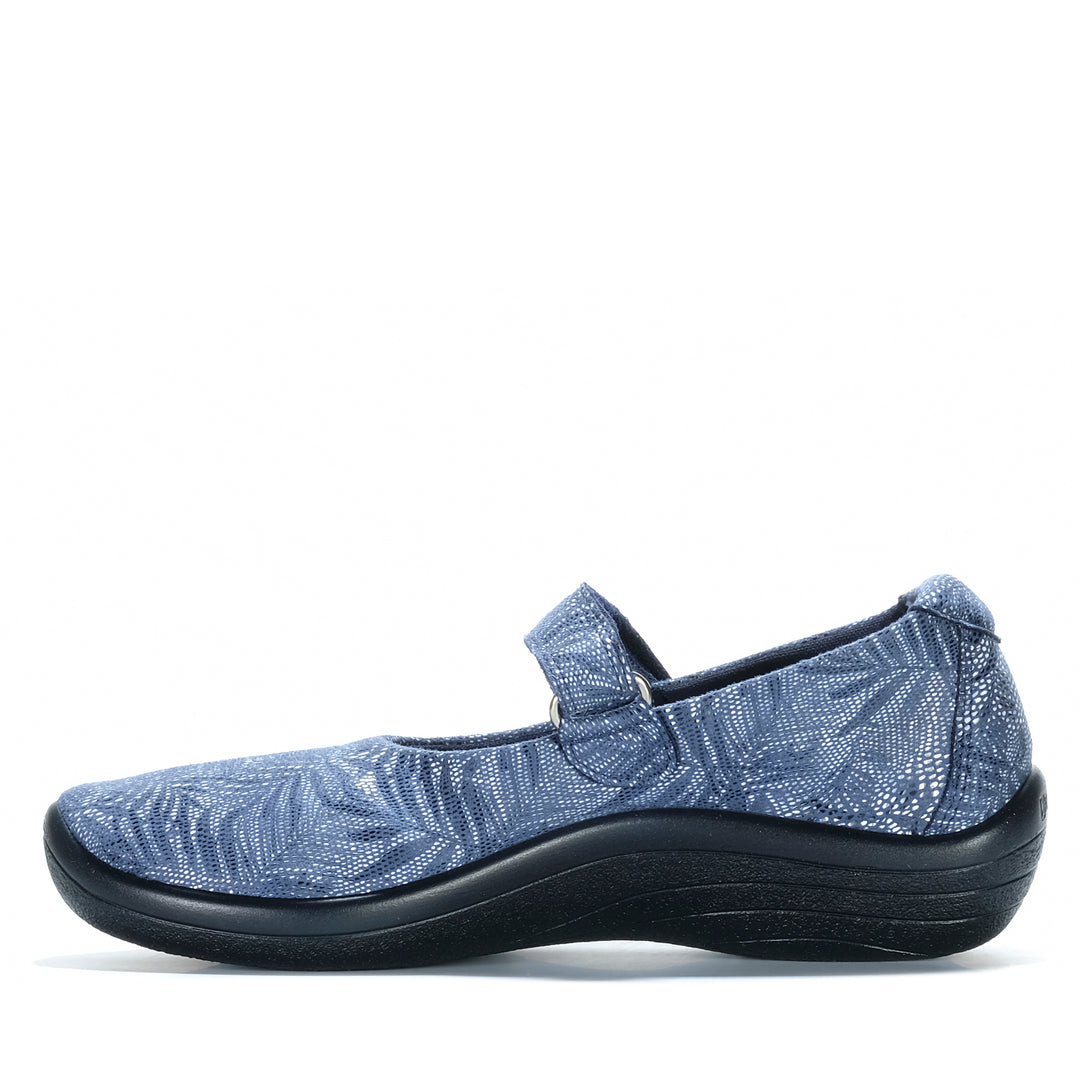 Arcopedico Estrela Palm Navy Womens Shoes