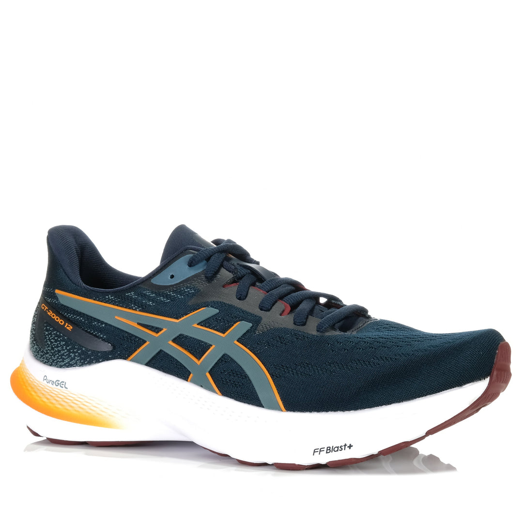 Asics GT-2000 12 (2E) French Blue/Foggy Teal, 10 US, 10.5 US, 11 US, 11.5 US, 12 US, 13 US, 8.5 US, 9 US, 9.5 US, Asics, blue, mens, running, sports