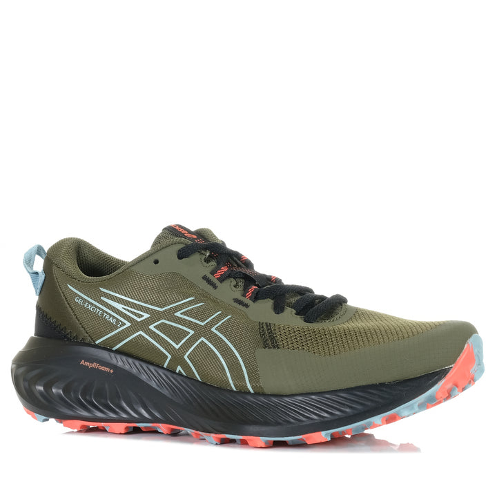 Asics Gel Excite Trail 2 (D) Mens Smog Green/Smoke Blue, 10 us, 10.5 us, 11 us, 11.5 us, 12 us, 13 us, 14 US, 8 us, 8.5 us, 9 us, 9.5 us, asics, green, mens, running, sports