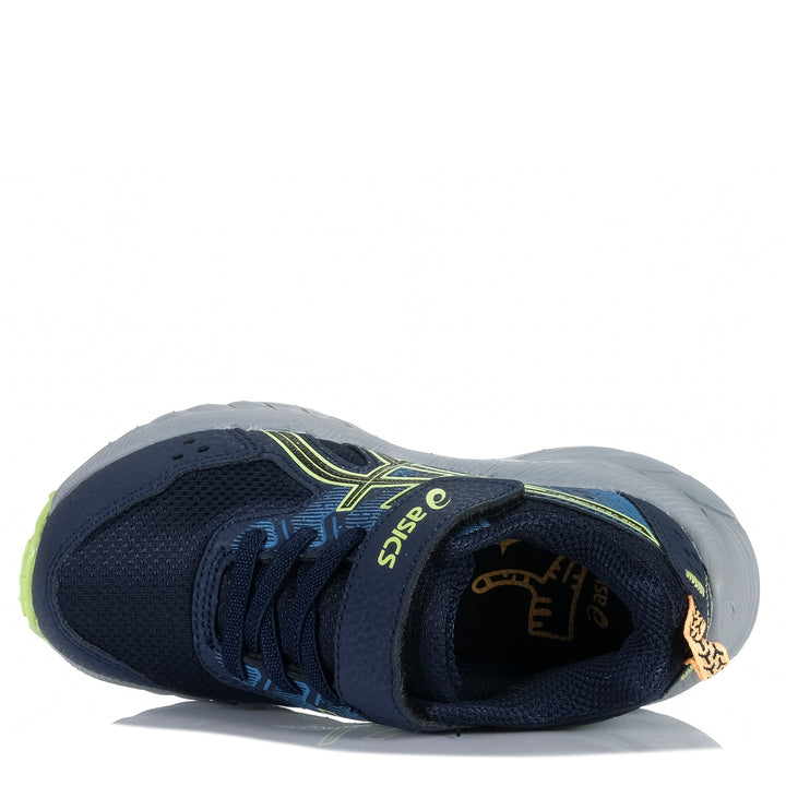 Asics Gel-Venture 9 PS Midnight/Lime Green Youth Sports