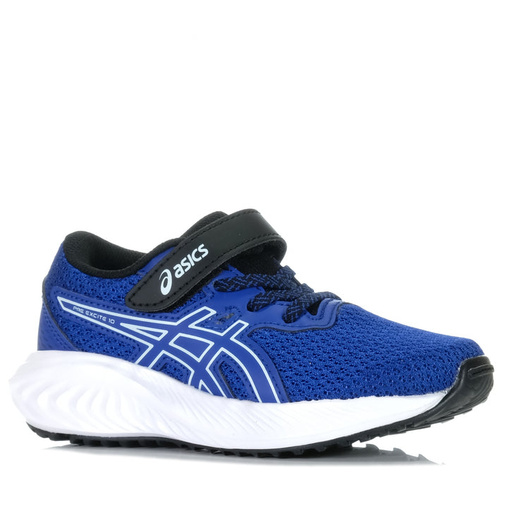 Asics Pre Excite 10 PS True Blue/Cool Grey, 1 US, 10 US, 11 US, 12 US, 13 US, 2 US, 3 US, Asics, blue, kids, sports, youth