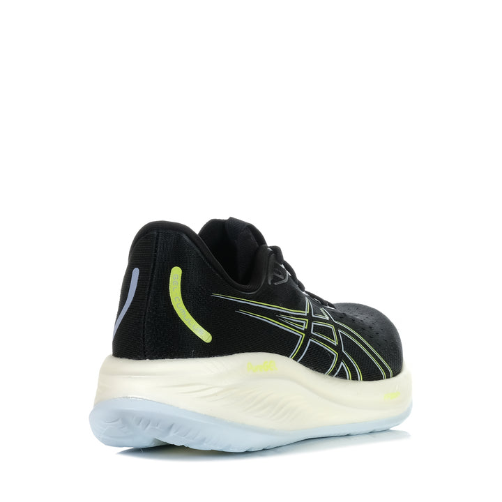 Asics Gel-Cumulus 26 Wide (2E) Black/Safety Yellow, Mens