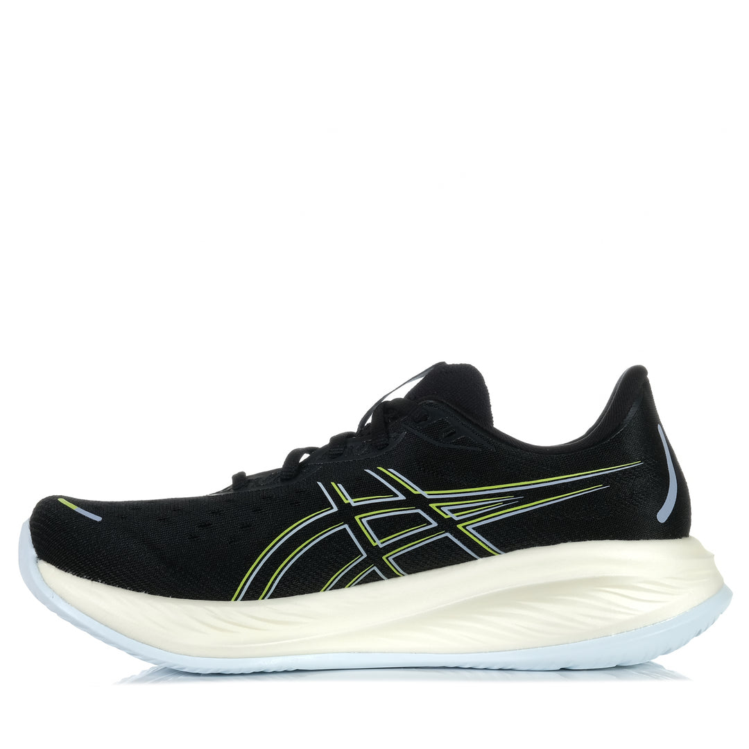 Asics Gel-Cumulus 26 Wide (2E) Black/Safety Yellow, asics, black, mens, running, sports, wide