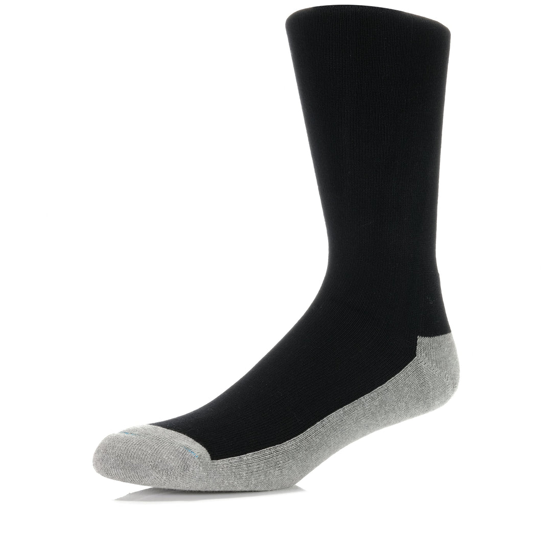 Bamboo Textiles Charcoal Health Socks Black/Grey, 10-14 m, 4-6 m / 6-8 w, 6-10 m / 8-11 w, accessories, bamboo textiles, black, socks
