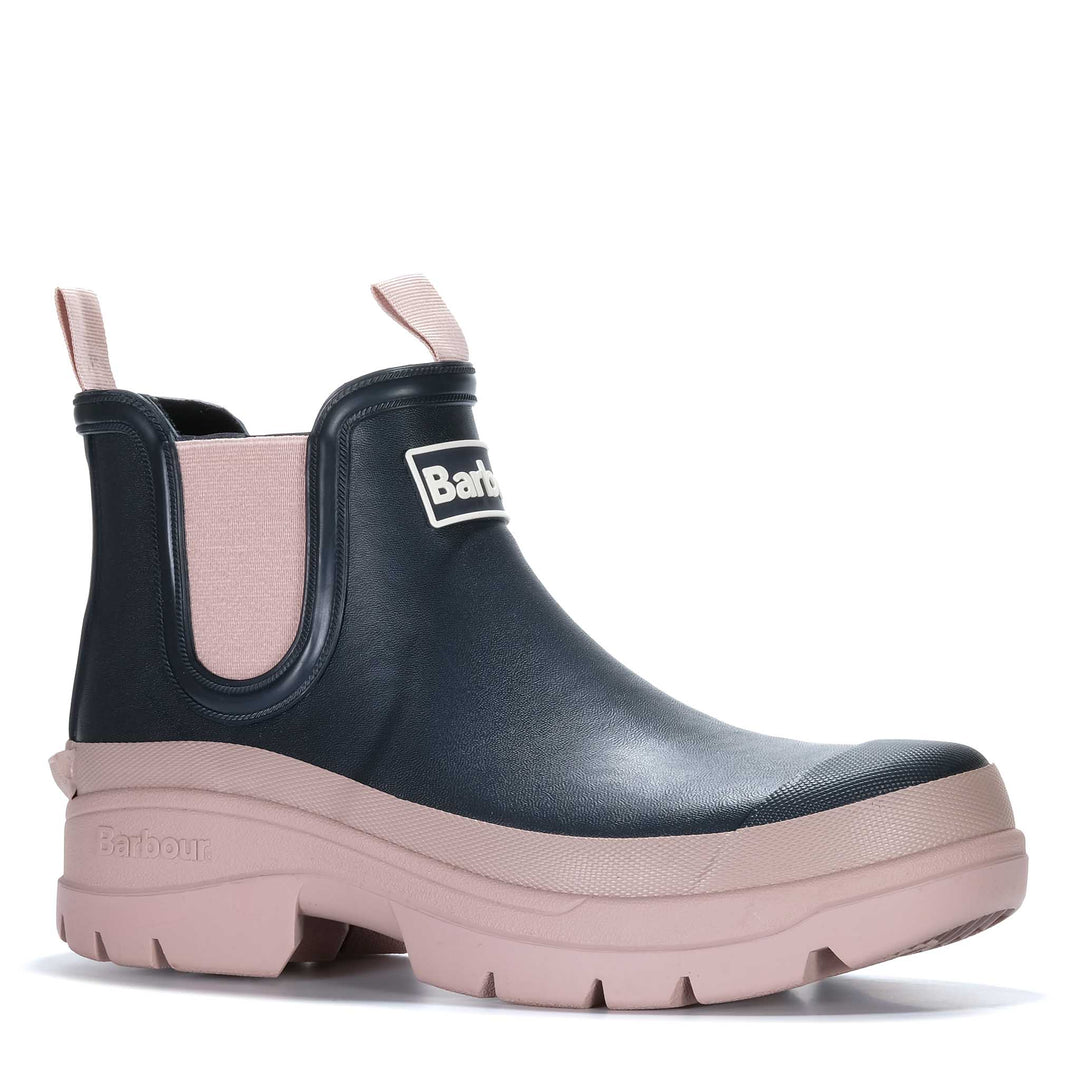Barbour Nimbus Chelsea Wellingtons Dusky Grey/Gardenia Pink Womens Boots