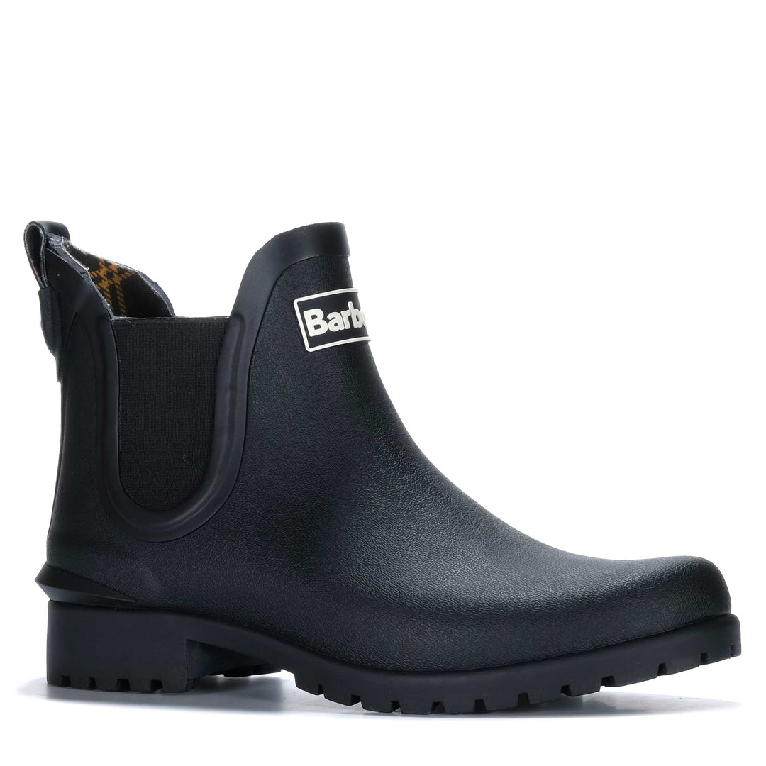 Barbour Wilton Chelsea Wellingtons Black Womens Boots