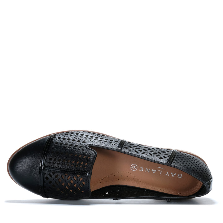 Bay Lane Bayliss Black Womens Shoes