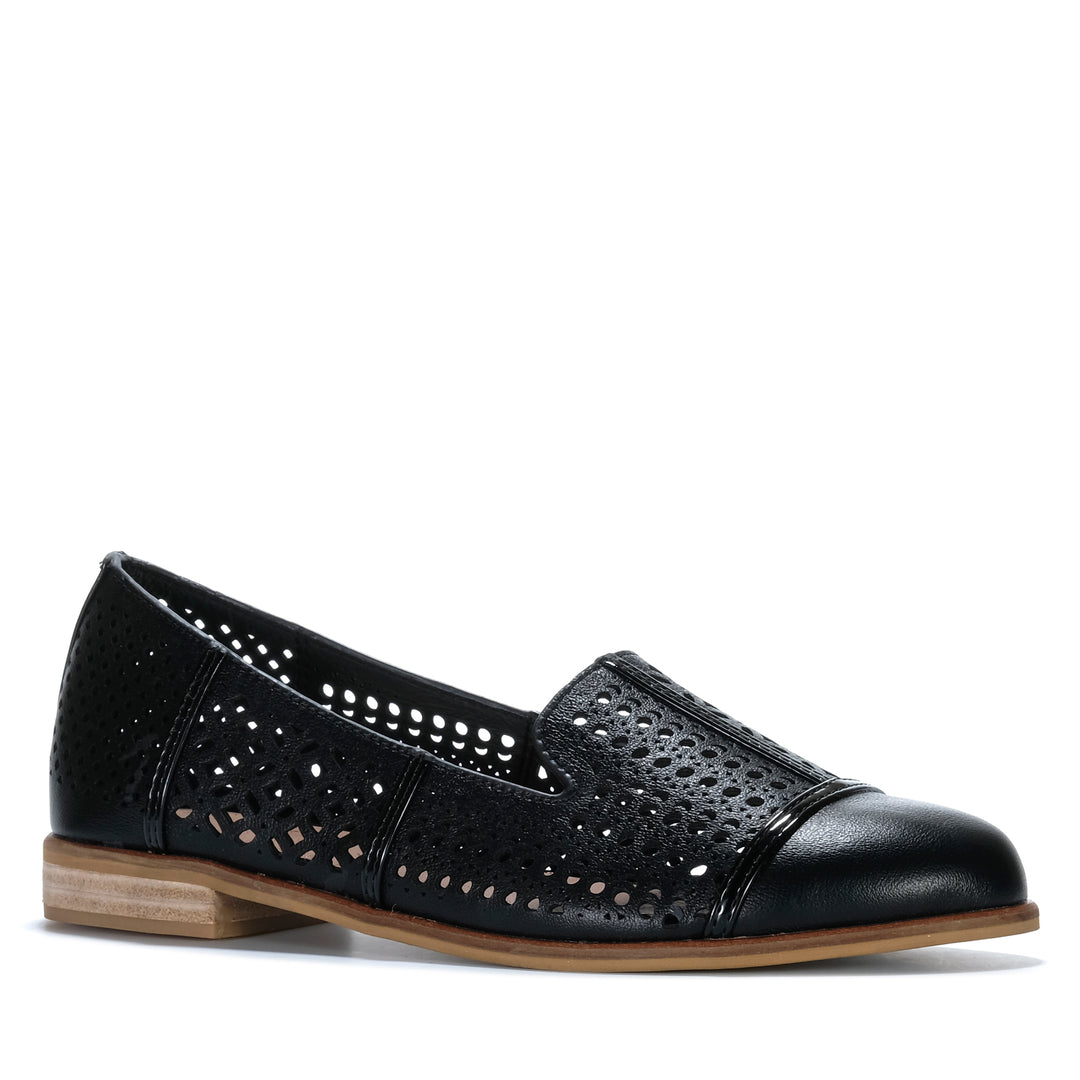 Bay Lane Bayliss Black Womens Shoes