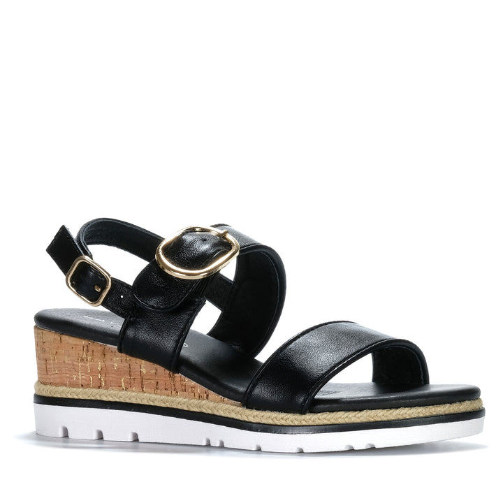 Bay Lane Ranch Black Womens Sandals