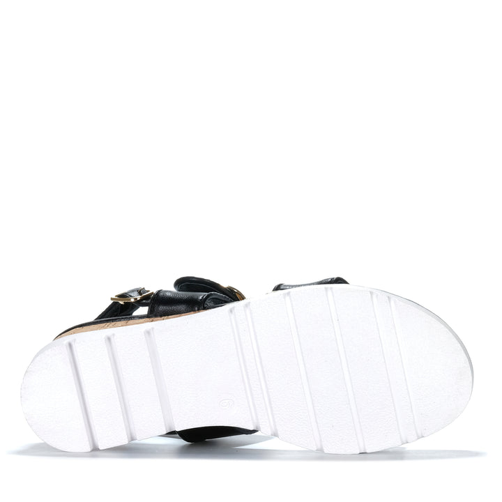 Bay Lane Ranch Black Womens Sandals