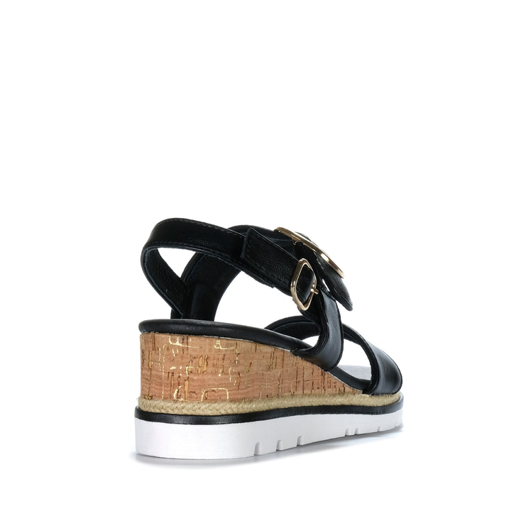 Bay Lane Ranch Black Womens Sandals