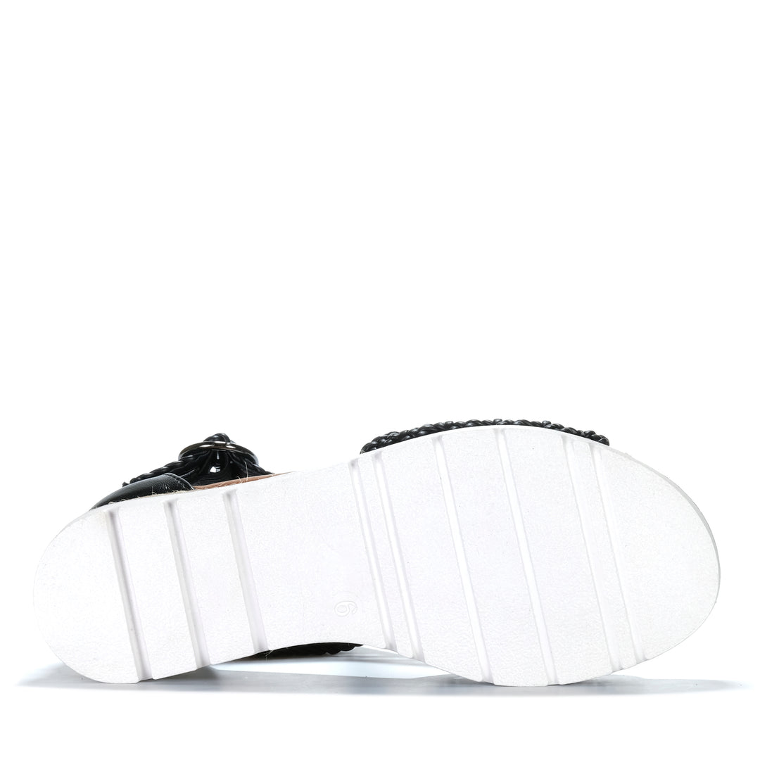 Bay Lane Rumour Black Womens Sandals