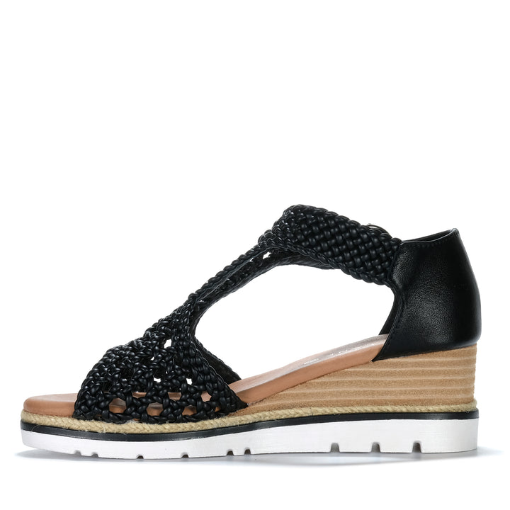 Bay Lane Rumour Black Womens Sandals