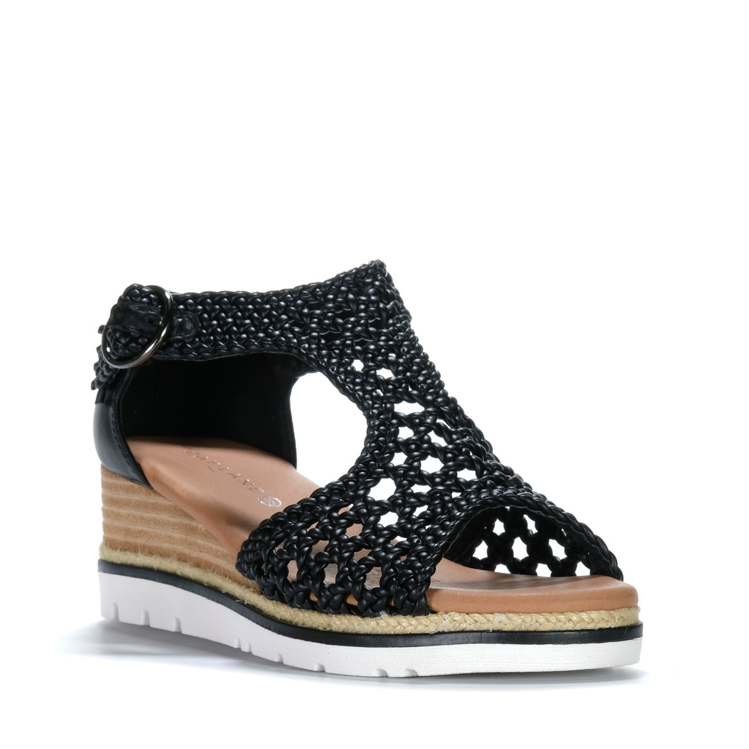 Bay Lane Rumour Black Womens Sandals