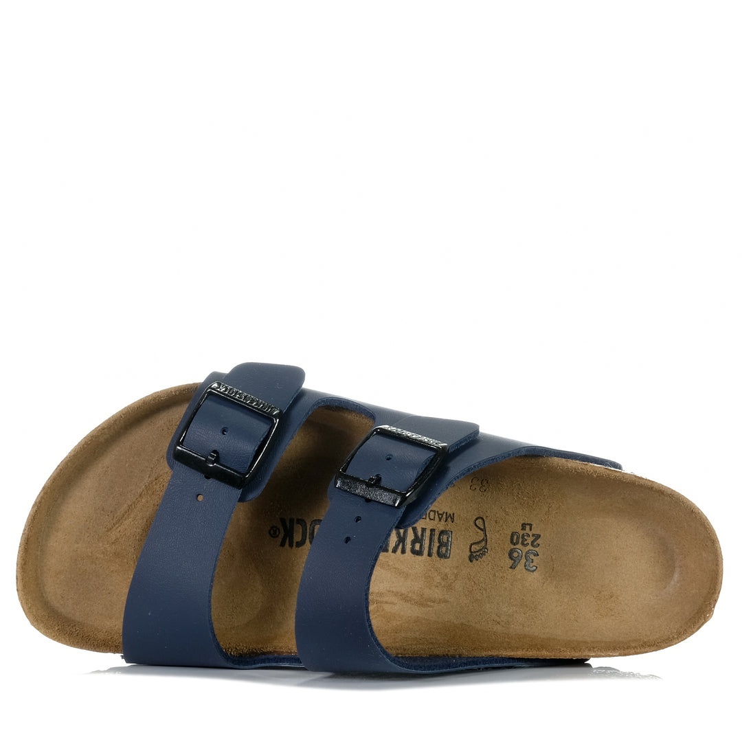 Birkenstock Arizona Birko-Flor (Regular) Blue, 36 EU, 37 EU, 38 EU, 39 EU, 40 EU, 41 EU, 42 EU, Birkenstock, Blue, Flats, Sandals, wide, Womens