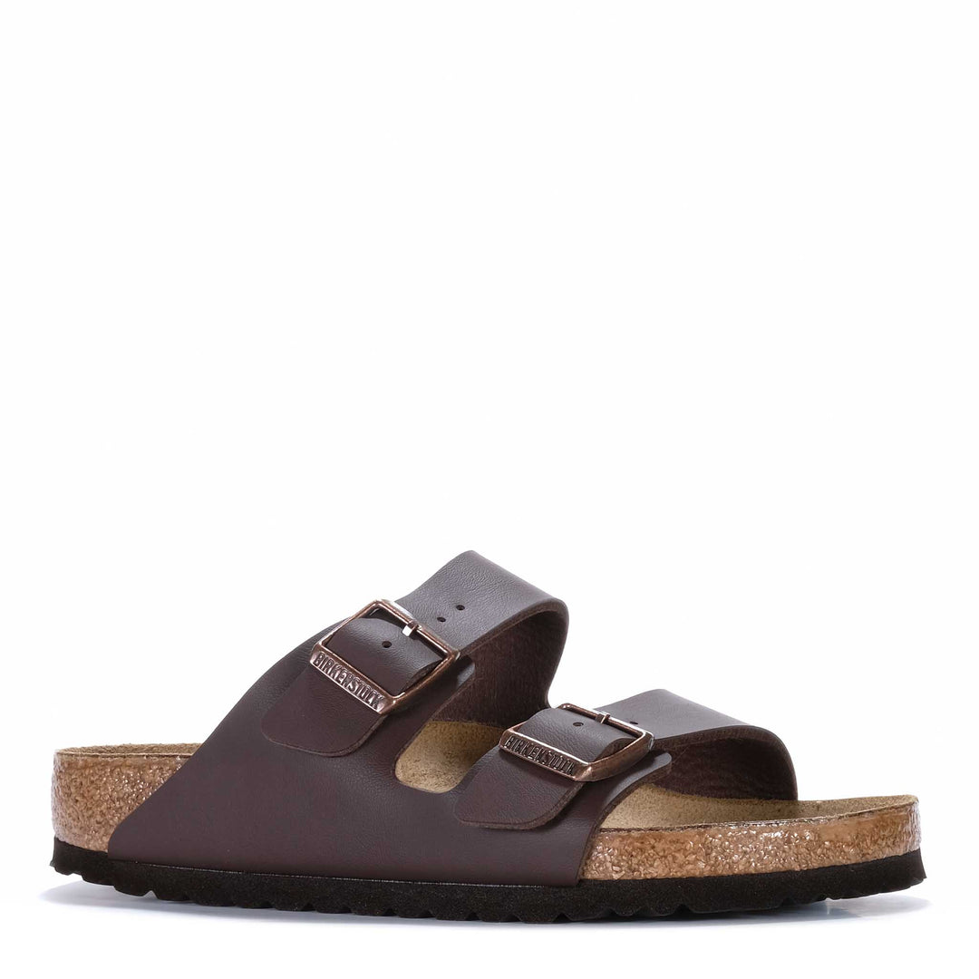 Birkenstock Arizona Birko-Flor (Regular) Sandals#color_dark-brown