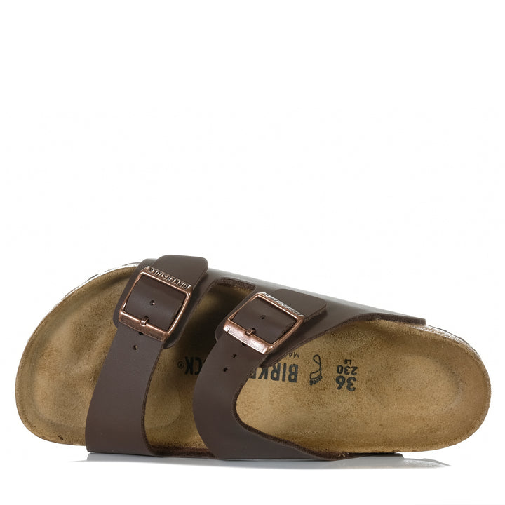 Birkenstock Arizona Birko-Flor (Regular) Dark Brown Unisex Sandals