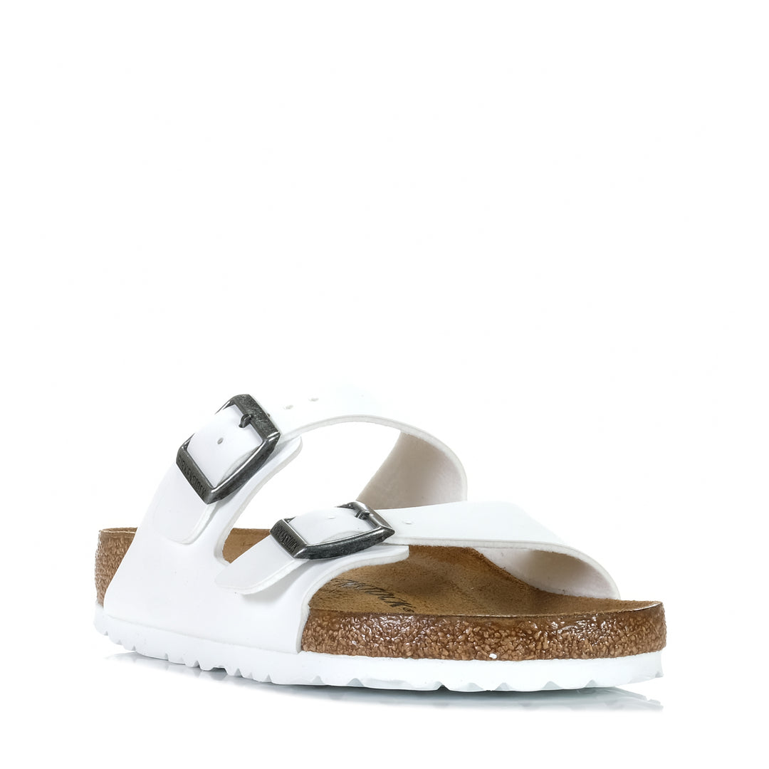 Birkenstock Arizona Birko-Flor (Regular) White, Womens