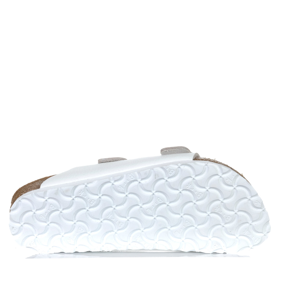 Birkenstock Arizona Smooth Leather (Narrow) White Womens Sandals