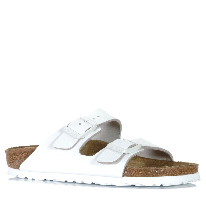 Birkenstock Arizona Smooth Leather (Narrow) White Womens Sandals