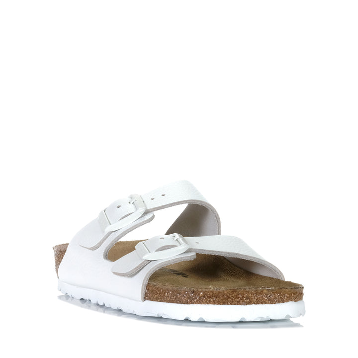 Birkenstock Arizona Smooth Leather (Narrow) White Womens Sandals