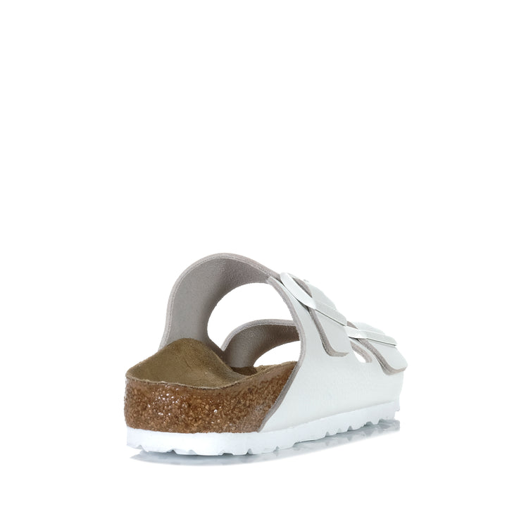 Birkenstock Arizona Smooth Leather (Narrow) White Womens Sandals