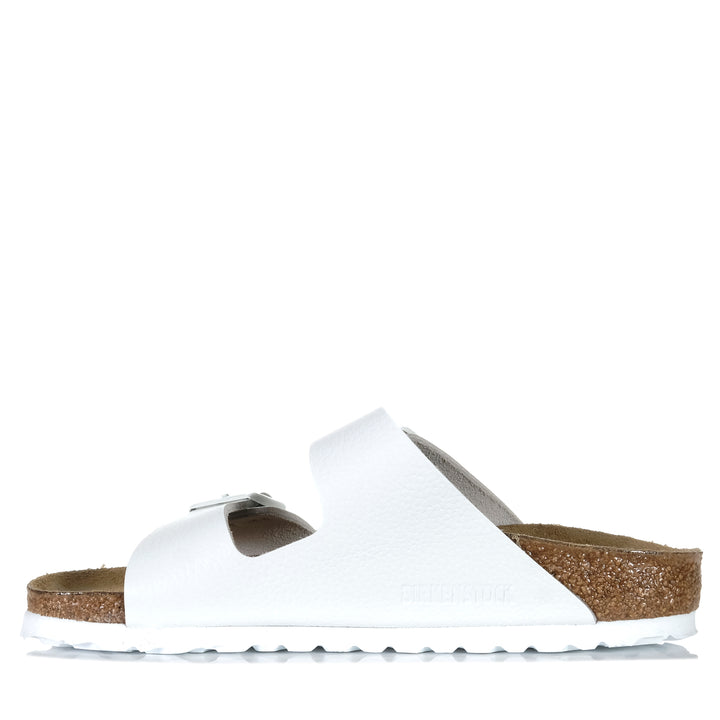 Birkenstock Arizona Smooth Leather (Narrow) White Womens Sandals
