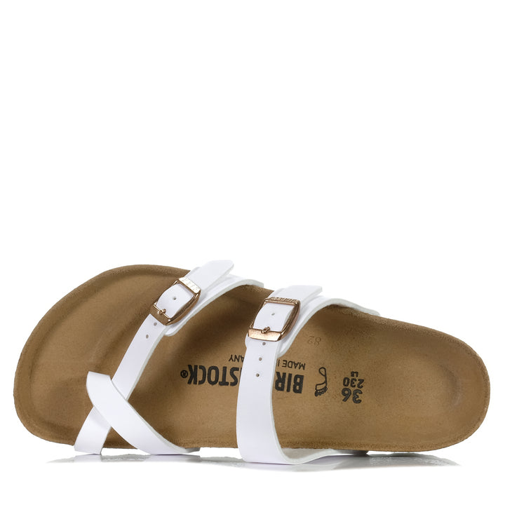 Birkenstock Mayari Birko-Flor (Regular) White, 36 EU, 37 EU, 38 EU, 39 EU, 40 EU, 41 EU, 42 EU, birkenstock, flat, flats, sandals, white, wide, womens