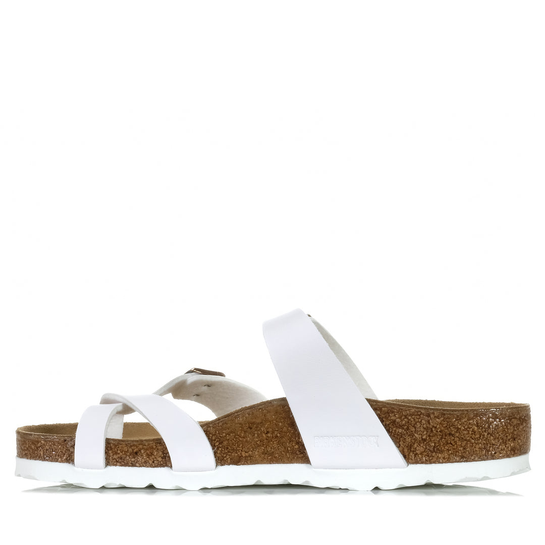 Birkenstock Mayari Birko-Flor (Regular) White, 36 EU, 37 EU, 38 EU, 39 EU, 40 EU, 41 EU, 42 EU, birkenstock, flat, flats, sandals, white, wide, womens