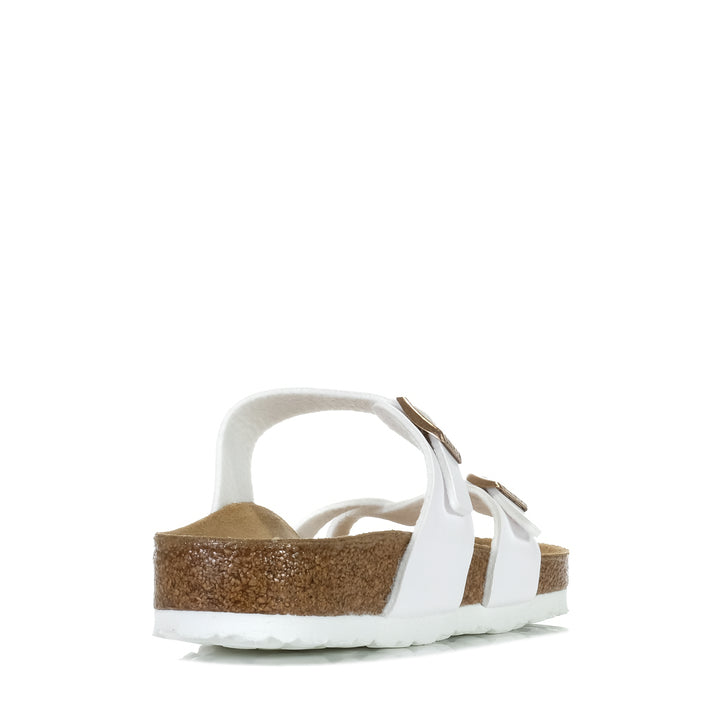 Birkenstock Mayari Birko-Flor (Regular) White, 36 EU, 37 EU, 38 EU, 39 EU, 40 EU, 41 EU, 42 EU, birkenstock, flat, flats, sandals, white, wide, womens