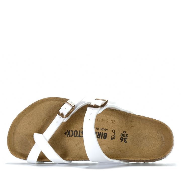 Birkenstock Mayari Birko-Flor (Regular) White Womens Sandals