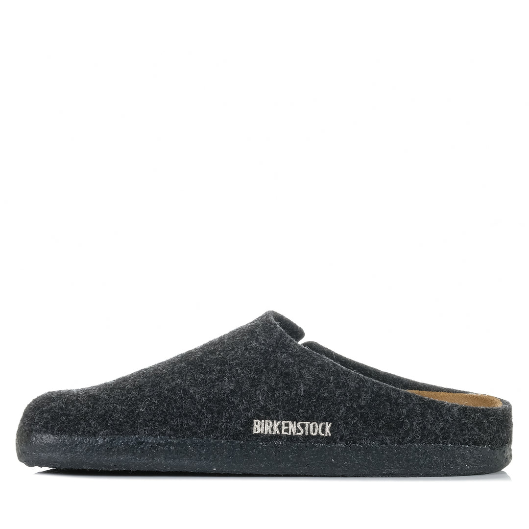 Birkenstock Zermatt Wool-Felt (Narrow) Anthracite, 36 eu, 37 eu, 38 eu, 39 eu, 40 eu, 41 eu, birkenstock, black, mens, slippers, unisex, womens