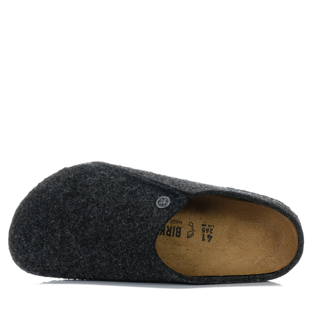 Birkenstock Zermatt Wool-Felt (Regular) Anthracite, 41 EU, 42 EU, 43 EU, 44 EU, 45 EU, 46 EU, birkenstock, black, casual, mens, shoes, slippers, wide